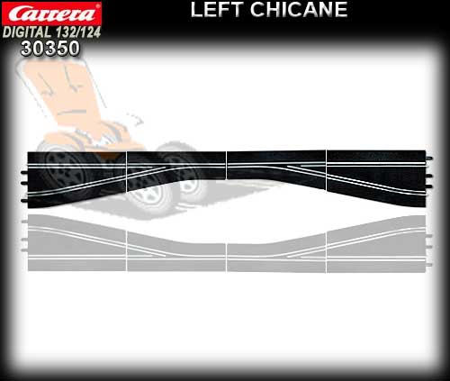 CARRERA D132/124 30350 - Left Chicane Unit