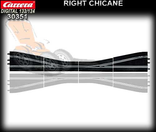 CARRERA D132/124 30351 - Right Chicane Unit