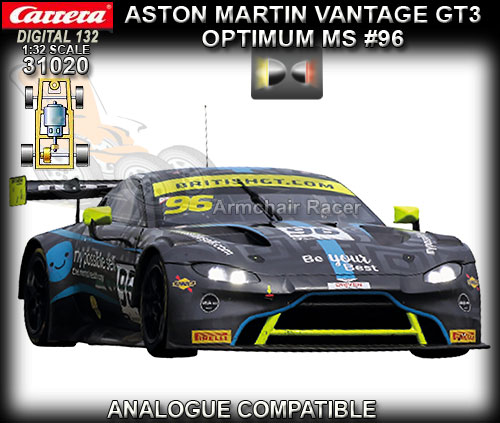 CARRERA DIGITAL 132 31020 - Aston Martin Vantage GT3 #96