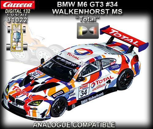CARRERA DIGITAL 132 31022 - BMW M6 GT3 - Walkenhorst MS #34