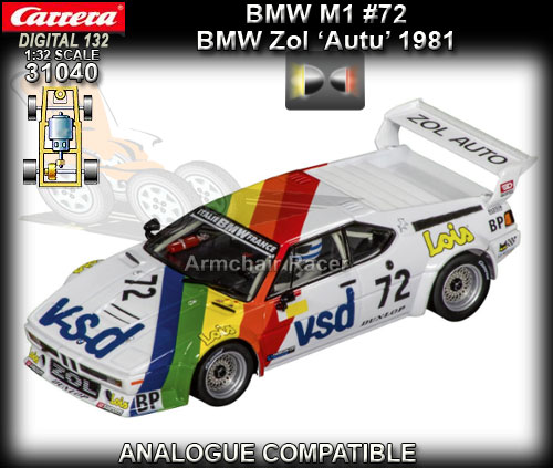 CARRERA DIGITAL 132 31040 - BMW M1 - 1981 BMW Zol Auto #72