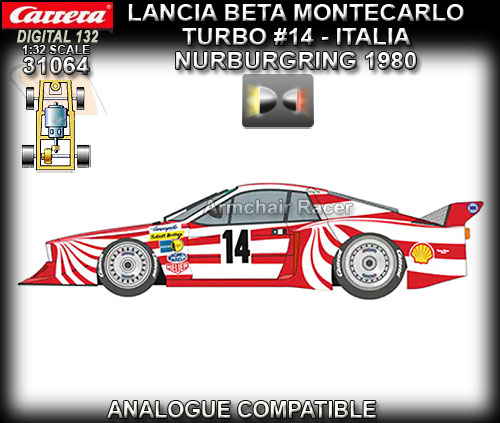 CARRERA DIGITAL 132 31064 - Lancia Beta Montecarlo Turbo #14