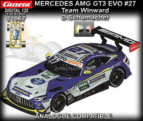 CARRERA DIGITAL 132 31067 - Mercedes AMG GT3 EvoTeam Winward #27