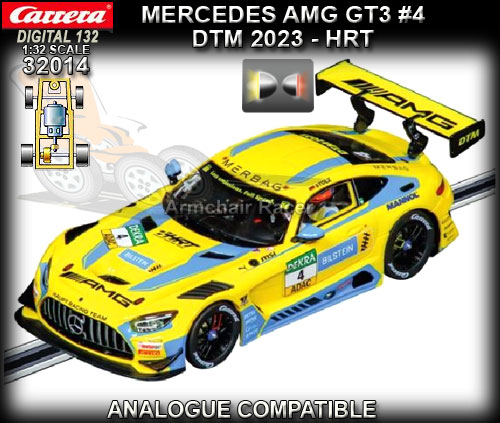 CARRERA DIGITAL 132 32014 - Mercedes AMG GT3 - DTM 2023 - HRT #4