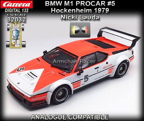 CARRERA DIGITAL 132 32032 - BMW M1 Procar - Hockenheim 1979 #5