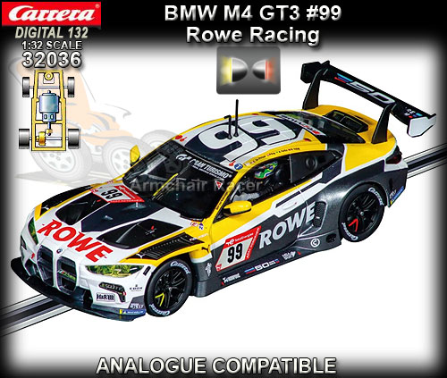CARRERA DIGITAL 132 32036 - BMW M4 GT3 Rowe Racing #99