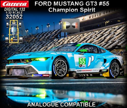CARRERA DIGITAL 132 32052 - Ford Mustang GT3 Champion Spirit #55