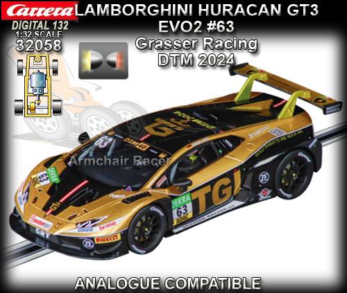 CARRERA DIGITAL 132 32058 - Lamboghini Hurracan GT3 EVO II #63