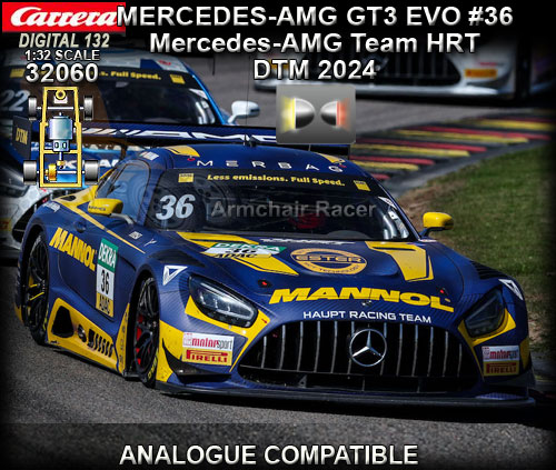 CARRERA DIGITAL 132 32060 - Mercedes-AMG GT3 EVO #36 - DTM 2024