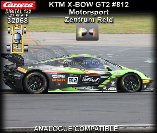 CARRERA DIGITAL 132 32068 - KTM X-Bow GT2 #812 - Zentrum Ried