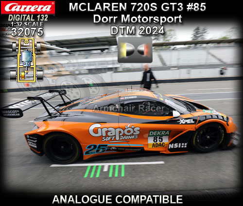 CARRERA DIGITAL 132 32075 - McLaren 720S GT3 #85 - DTM 2024