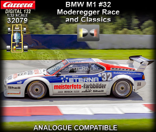 CARRERA DIGITAL 132 32079 - BMW M1 #32 - Moderegger