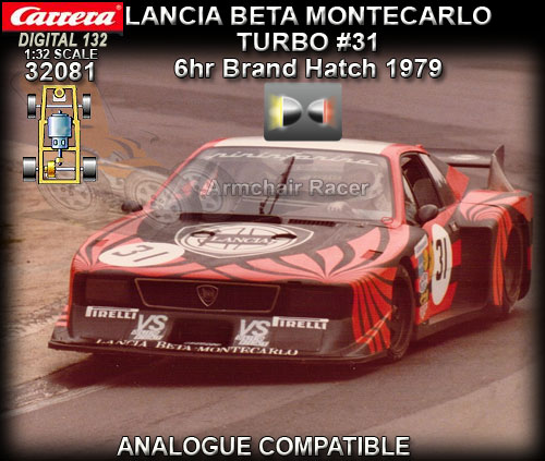CARRERA DIGITAL 132 32081 - Lancia Beta Montecarlo Turbo #31