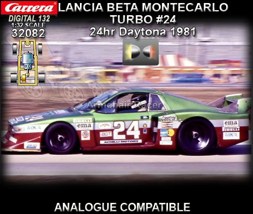 CARRERA DIGITAL 132 32082 - Lancia Beta Montecarlo Turbo #24