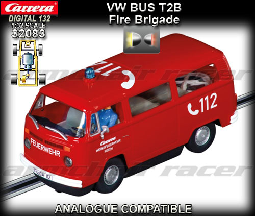 CARRERA DIGITAL 132 32083 - VW Bus T2b - Fire Brigade