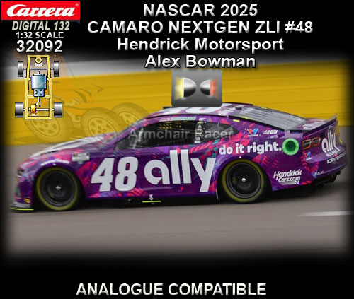 CARRERA DIGITAL 132 32092 - NASCAR Camaro NextGen ZL1 #48