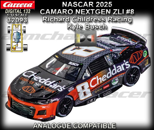CARRERA DIGITAL 132 32093 - NASCAR Camaro NextGen ZL1 #8