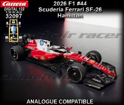 CARRERA DIGITAL 132 32097 - F1 Scuderia Ferrari SF-26 Hamilton