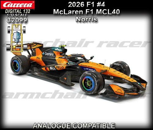 CARRERA DIGITAL 132 32099 - F1 McLaren MCL40 - Lando Norris #4
