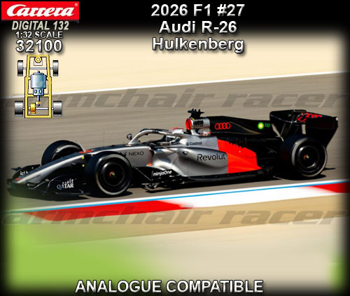 CARRERA DIGITAL 132 32100 - F1 Audi R-26 - Nico Hulkenberg #27