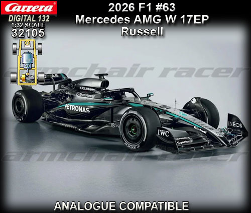 CARRERA DIGITAL 132 32105 - F1 Mercedes AMG Petronas W17 Russell