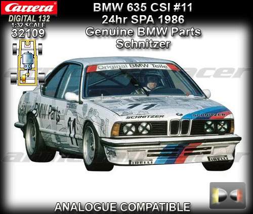 CARRERA DIGITAL 132 32109 - BMW 635 CSI - 24hr SPA 1986 #11
