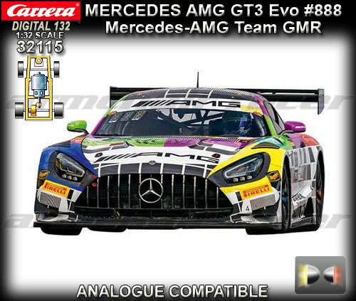 CARRERA DIGITAL 132 32115 - Mercedes AMG GT3 12hr Bathurst #888