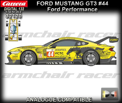 CARRERA DIGITAL 132 32120 - Ford Mustang GT3 - Performance #44