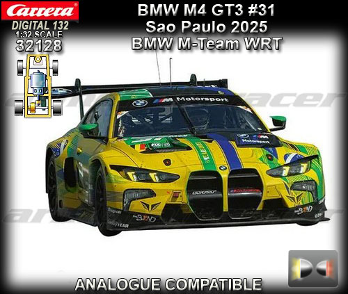 CARRERA DIGITAL 132 32128 - BMW M4 GT3 - Sao Paulo 2025 #31