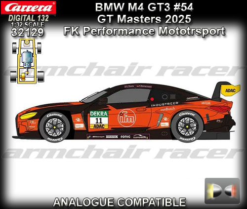 CARRERA DIGITAL 132 32129 - BMW M4 GT3 - GT Masters 2025 #54