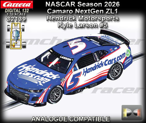 CARRERA DIGITAL 132 32139 - NASCAR Camaro NextGen ZL1 #5