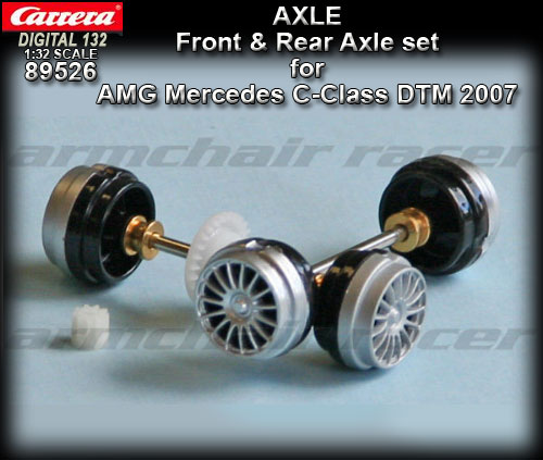 CARRERA AXLE 89526 - Axle set for AMG Mercedes C-Class 2007