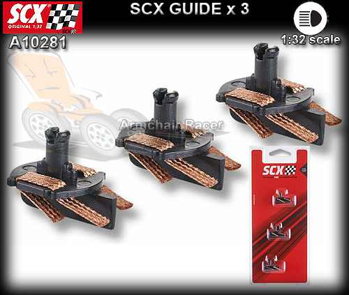 SCX GUIDES A10281 - Guides with fitted braid x 3