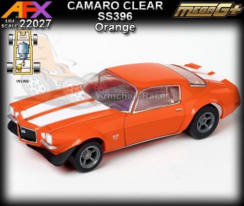AFX HO 22027 - Collector Series - Chevrolet Camaro SS396 orange