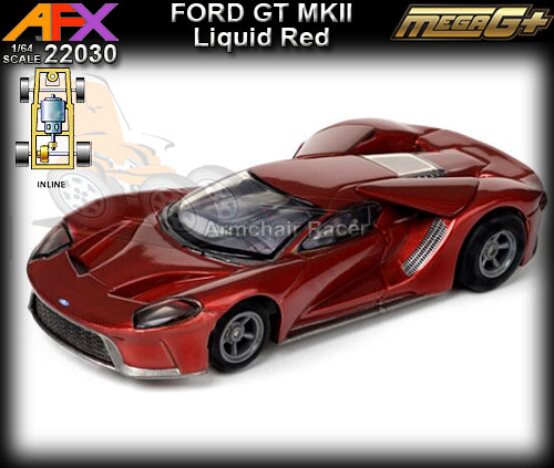 AFX HO 22030 - Ford GT (liquid red)