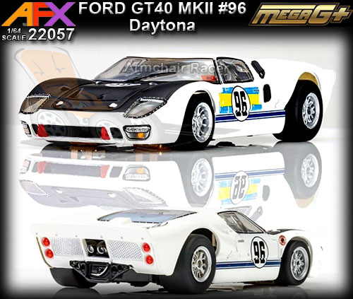 AFX HO 22057 - Ford GT40 MKII #96 Daytona