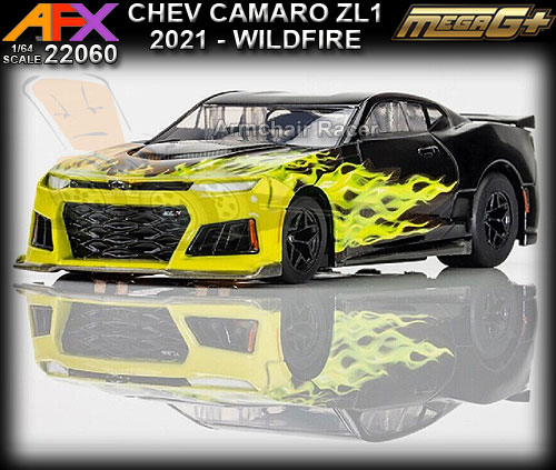 AFX HO 22060 - Camaro ZL1 2021 - Wildfire Black/Lime