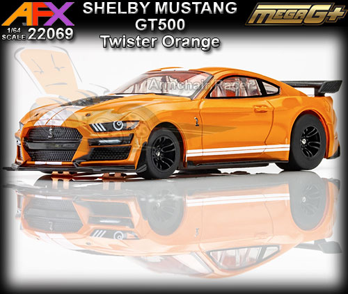 AFX HO 22069 - Shelby Mustang GT500 2021 - Twister Orange