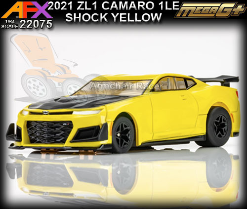 AFX HO 22075 - Camaro ZL1 1LE 2021 - Shock Yellow