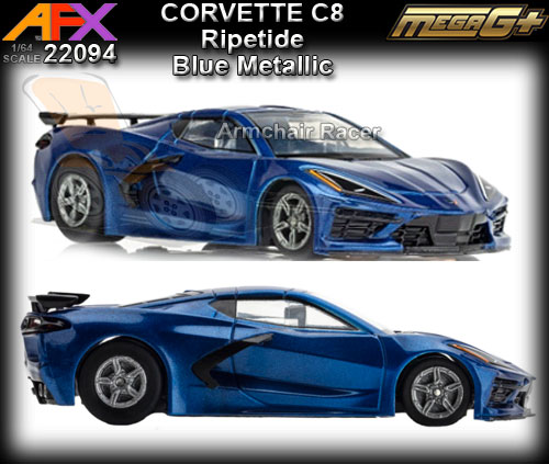 AFX HO 22094 - Corvette C8 Riptide Blue Metallic
