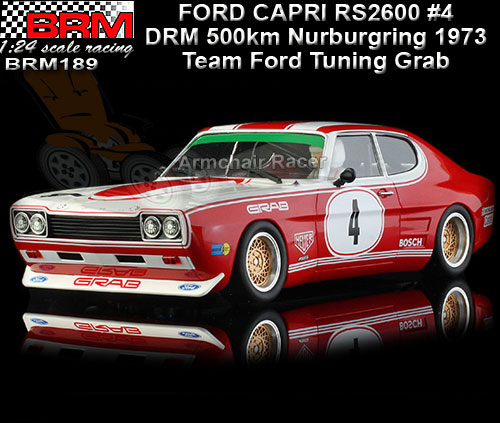 BRM 1:24 BRM189 - Ford Capri RS2600 DRM 500k Nurburgring 1973 #4