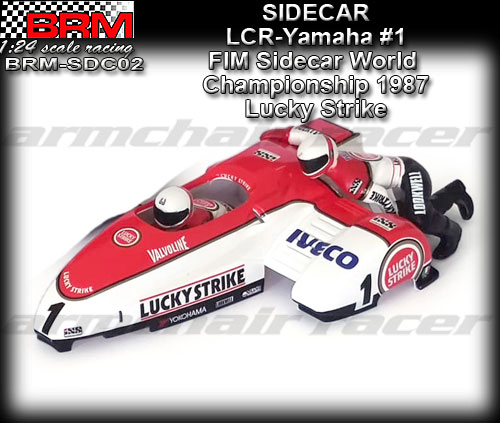 BRM 1:18 BRMSDC02 - Sidecar LCR Yamaha - 1987 Lucky Strike #1