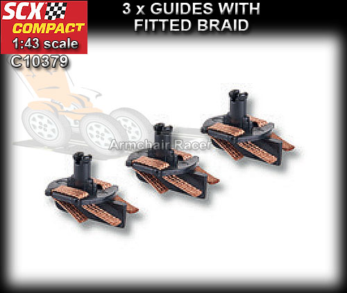 SCX GUIDES C10379 - Guides with fitted braid x 3 for Compact 143