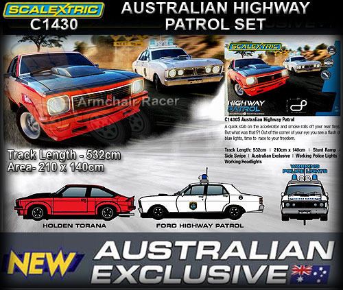 SCALEXTRIC C1430 - Highway Patrol set - 5.32m running length