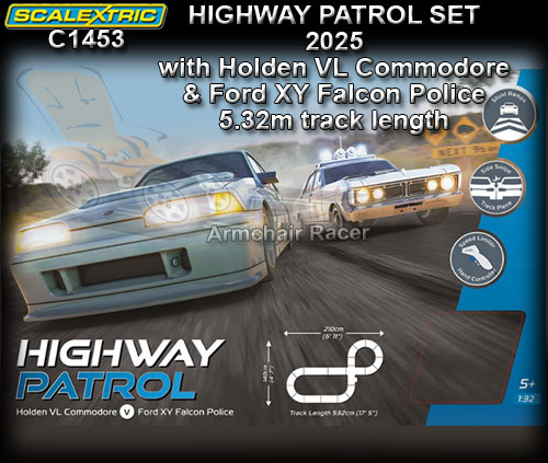 SCALEXTRIC C1453 - Highway Patrol set (2025) 5.32m track length