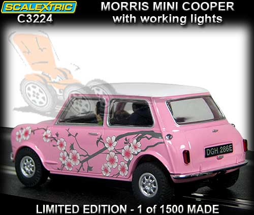 SCALEXTRIC C3224 - Morris Mini Cooper - Flower Power