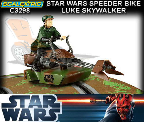 SCALEXTRIC C3298 - Star Wars Speeder Bike - Luke Skywalker