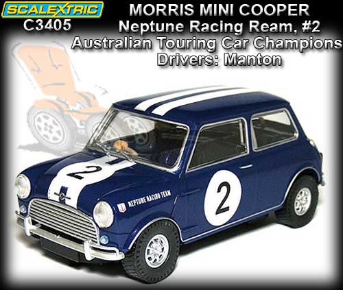 SCALEXTRIC C3405 - Morris Mini Cooper ATCC - #2 Peter Manton