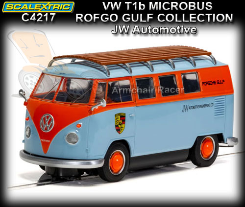 SCALEXTRIC C4217 - VW T1B Microbus - ROFGO Gulf - JW Automotive