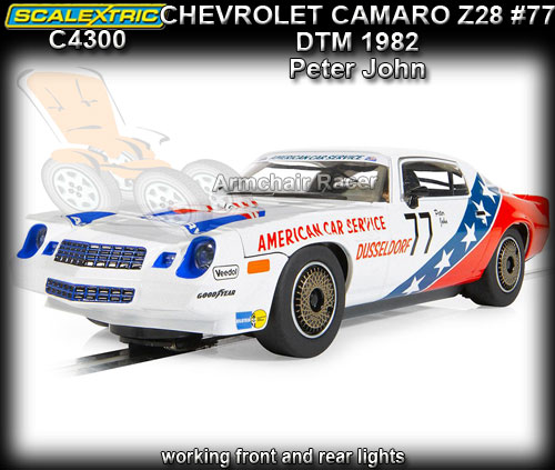 SCALEXTRIC C4300 - Chevrolet Camaro Z28 - Peter John DTM 1982 #7